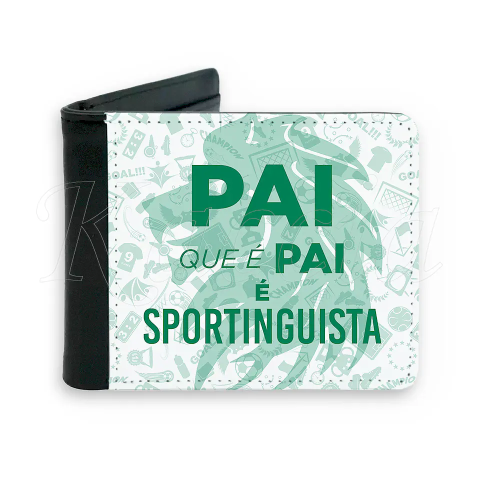 Carteira de Homem Personalizada Sportinguista 1