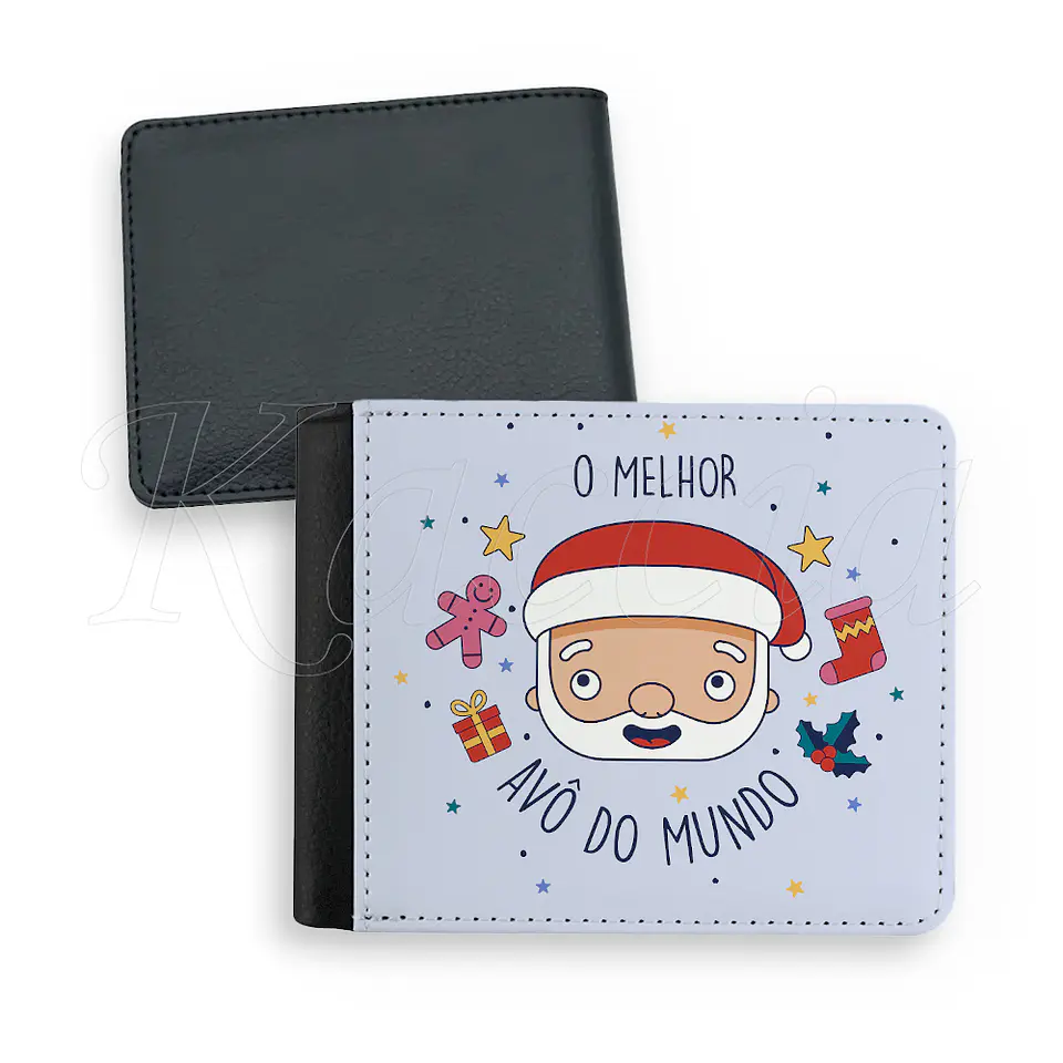 Carteira de Homem Personalizada Pai Natal 2