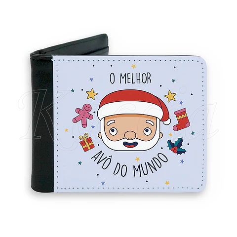 Carteira de Homem Personalizada Pai Natal