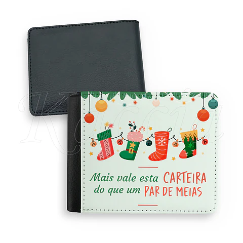 Carteira de Homem Natal Mais Vale