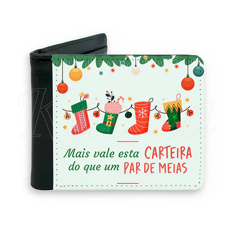 Carteira de Homem Natal Mais Vale
