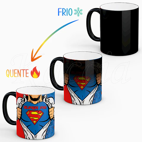 Caneca Super Herói Pai