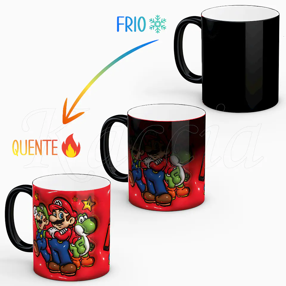 Caneca Super Mario 2