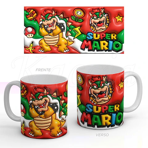 Caneca Bowser Super Mario