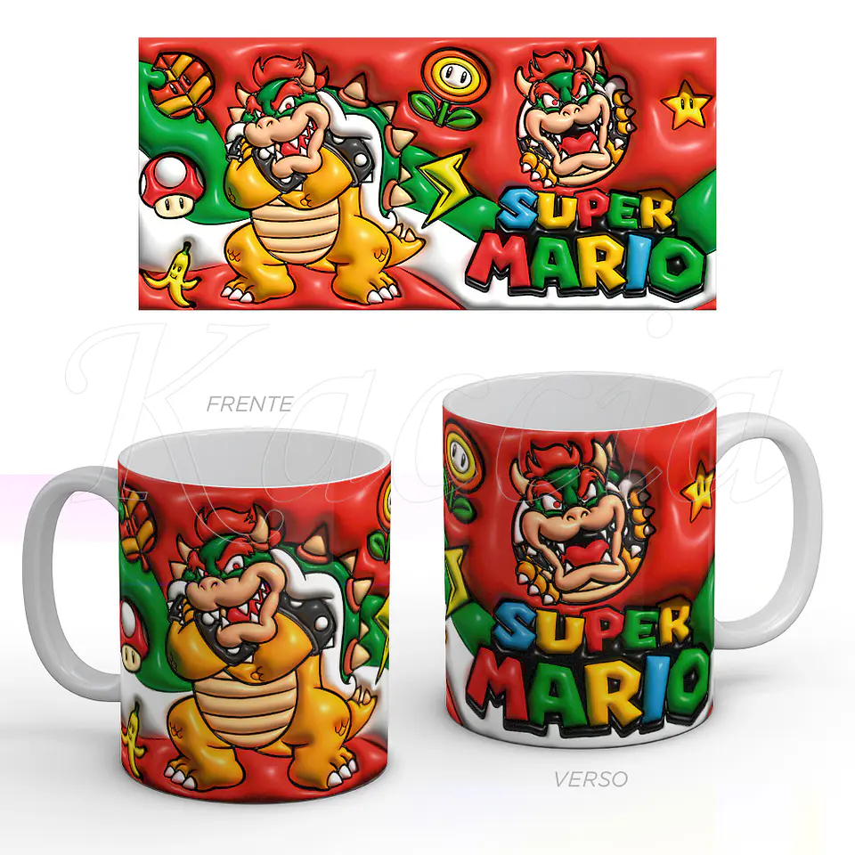 Caneca Bowser Super Mario 1