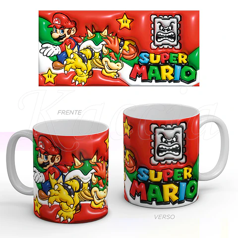 Caneca Bowser Super Mario
