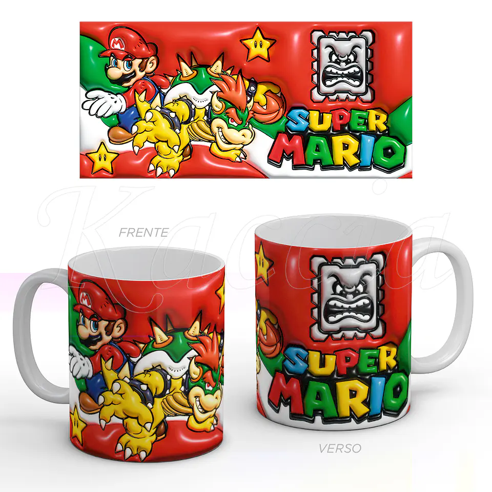 Caneca Bowser Super Mario 1