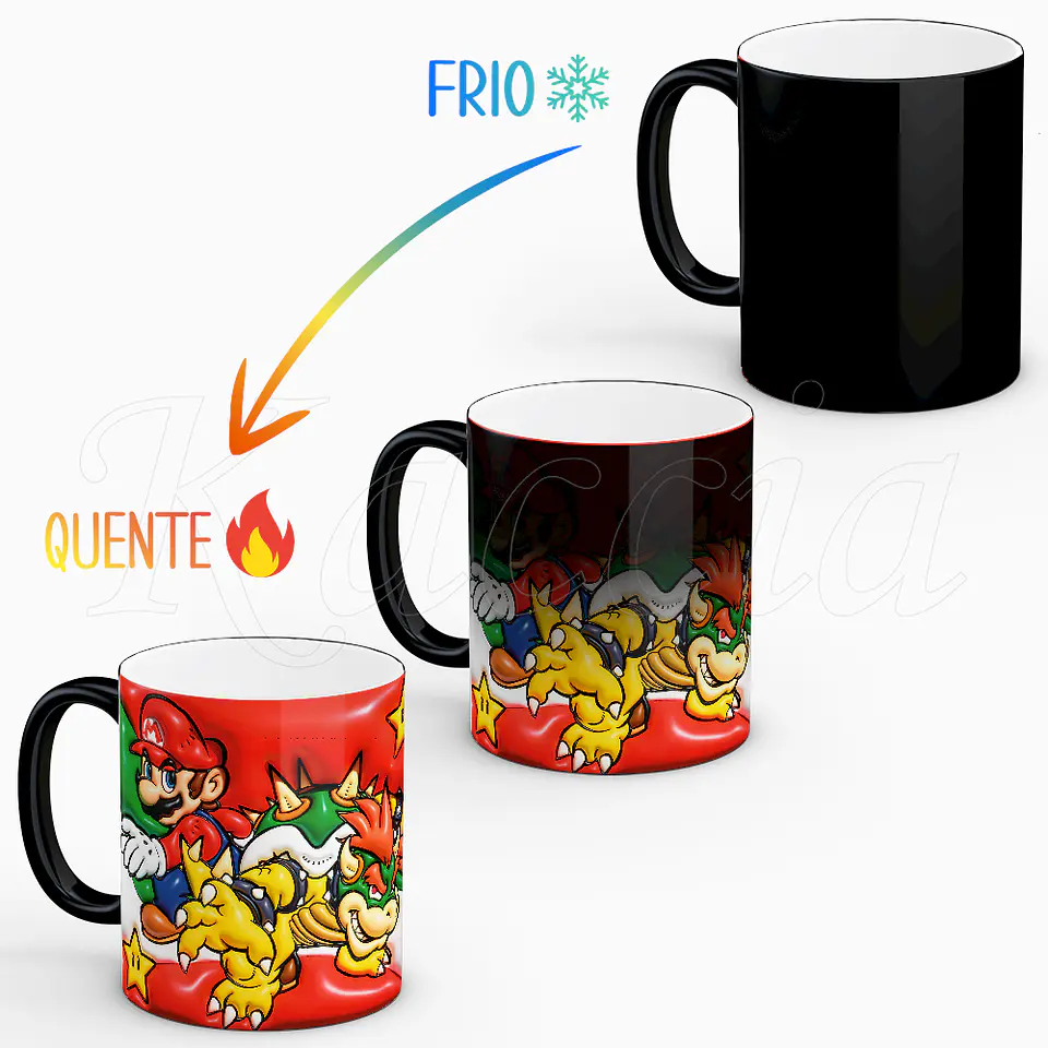 Caneca Bowser Super Mario 2