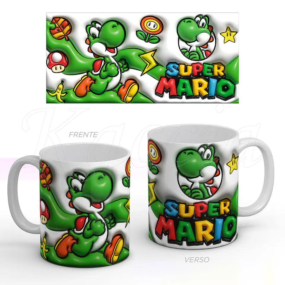 Caneca Yoshi Super Mario 1
