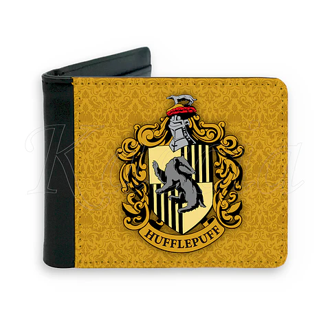 Carteira de Homem Hufflepuff - Harry Potter