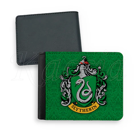 Carteira de Homem Slytherin - Harry Potter