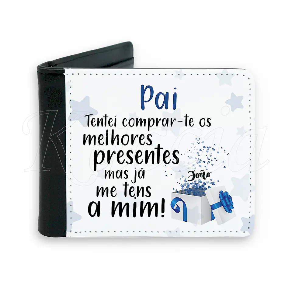 Carteira de Homem Personalizada Presente Sou Eu 1