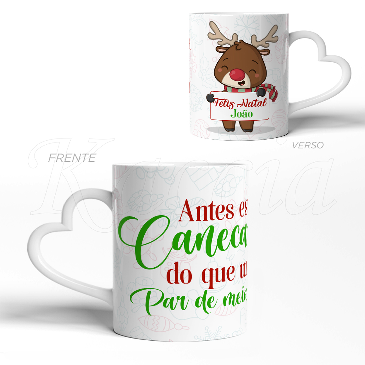 Caneca Melhor do que um Par de Meias Rena 3