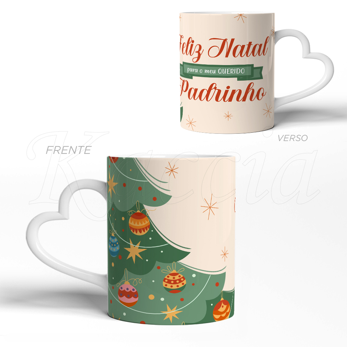 Caneca Personalizada Feliz Natal Família 3