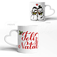 Caneca Feliz Natal Bonecos de Neve - Thumbnail 3