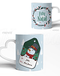 Caneca Personalizável Feliz Natal Presente