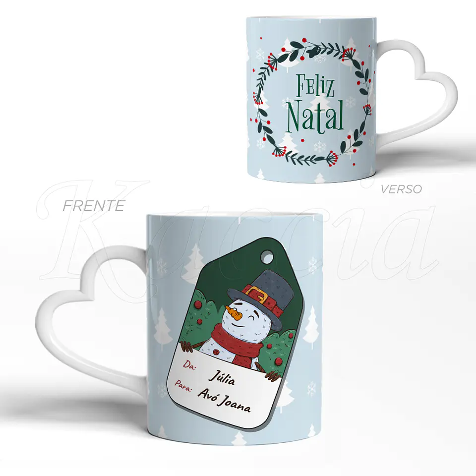 Caneca Personalizada Feliz Natal Presente 3