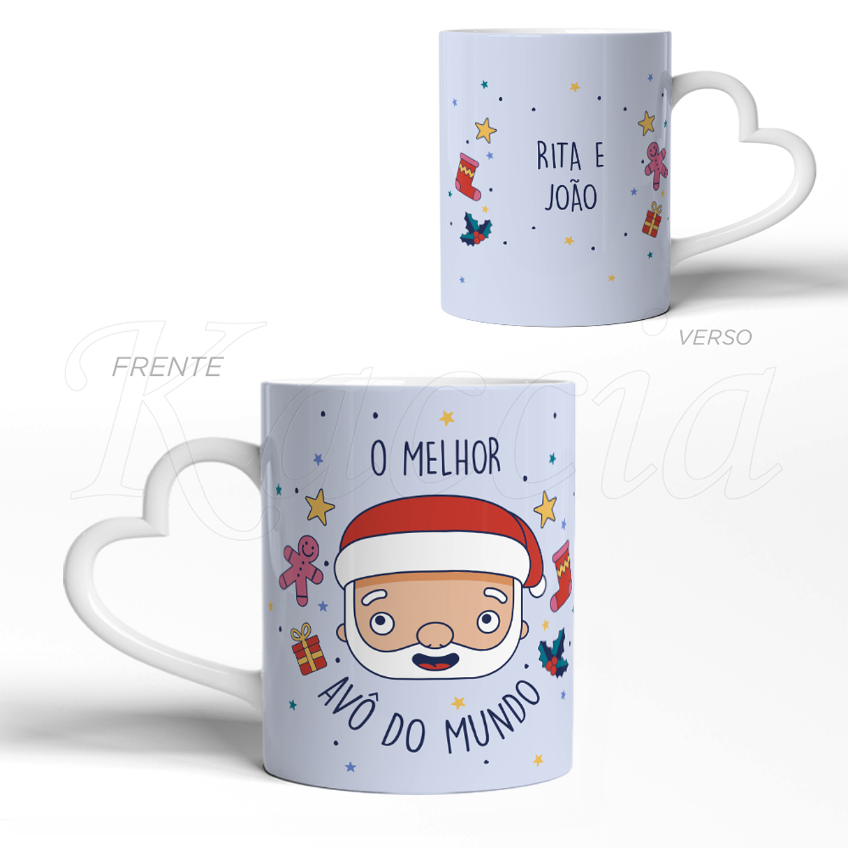 Caneca Personalizada Natal Melhor Avô  3