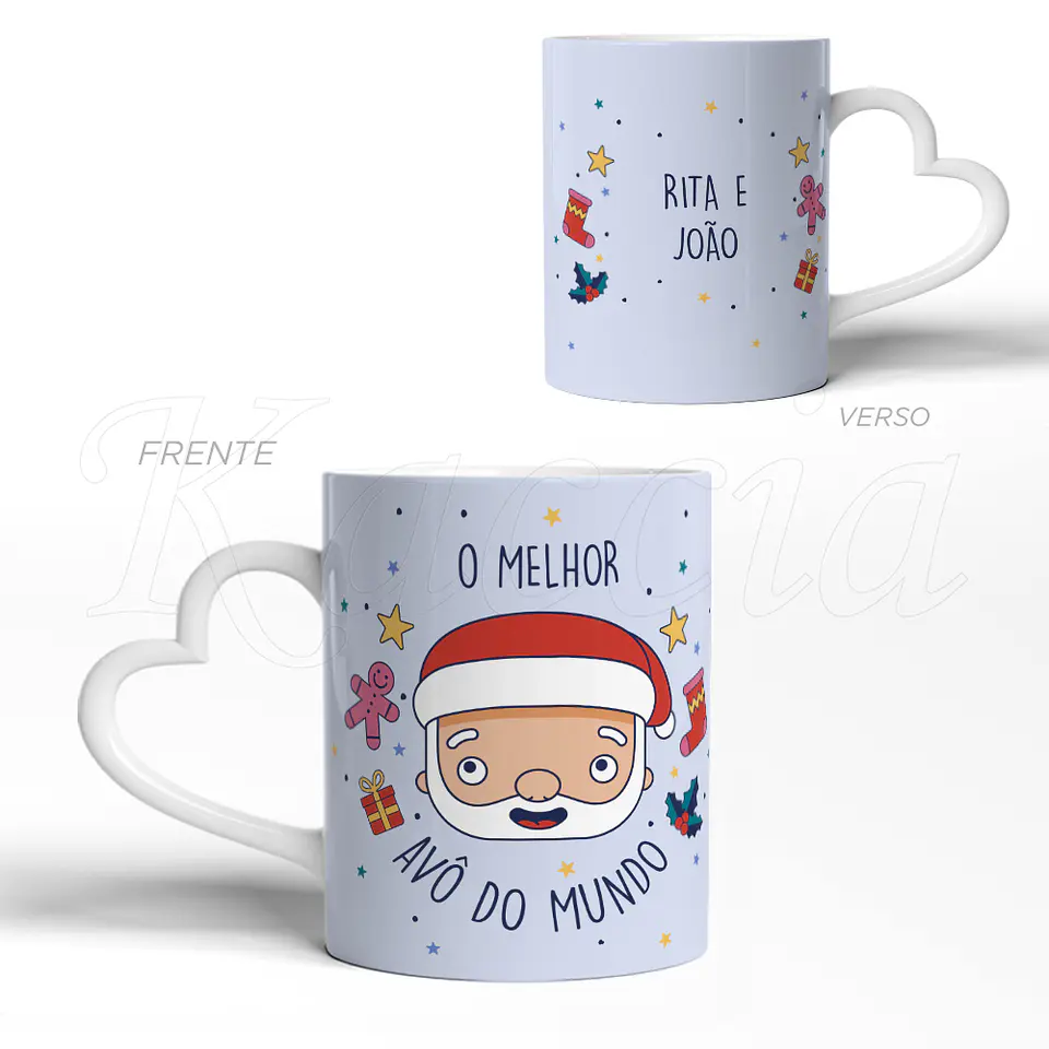 Caneca Personalizada Natal Melhor Avô  3