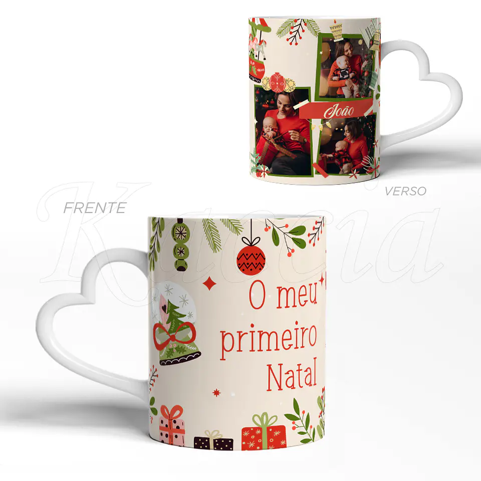 Caneca Personalizada Meu Primeiro Natal 3