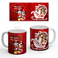 Caneca Personalizada Natal Mickey Minnie com Foto - Thumbnail 1