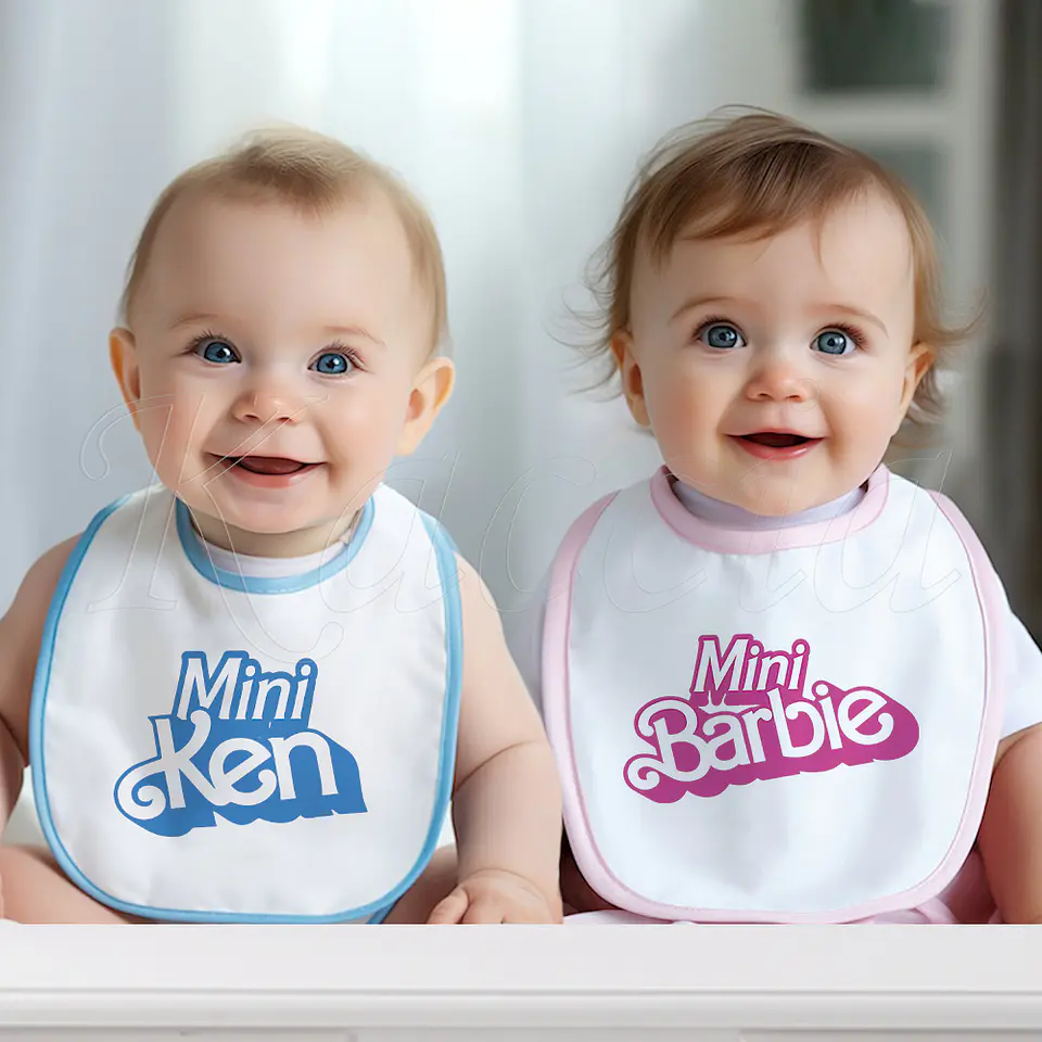 Babete para Bebé Mini Barbie & Mini Ken 1