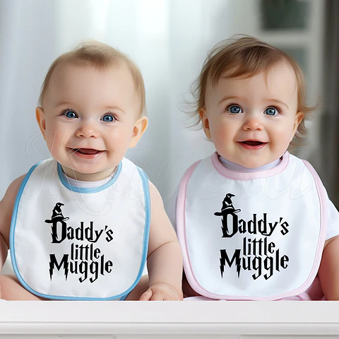 Babete para Bebé Daddy's Little Muggle Harry Potter