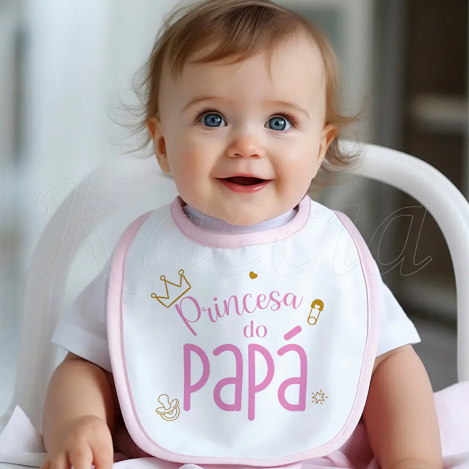 Babete para Bebé Menina Princesa 1