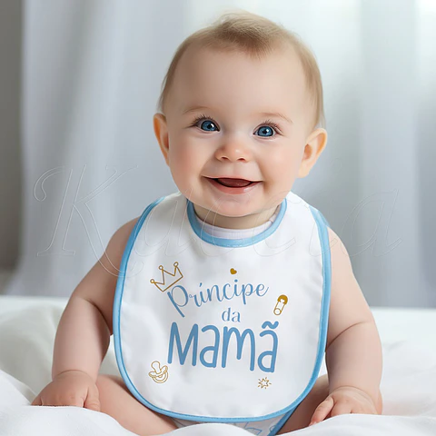 Babete para Bebé Menino Príncipe