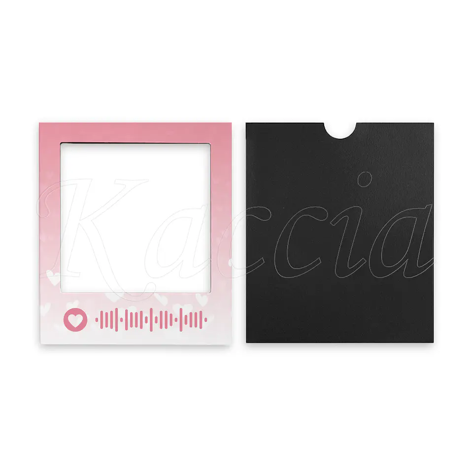 Íman Personalizado Polaroid Spotify Pink com Foto 4