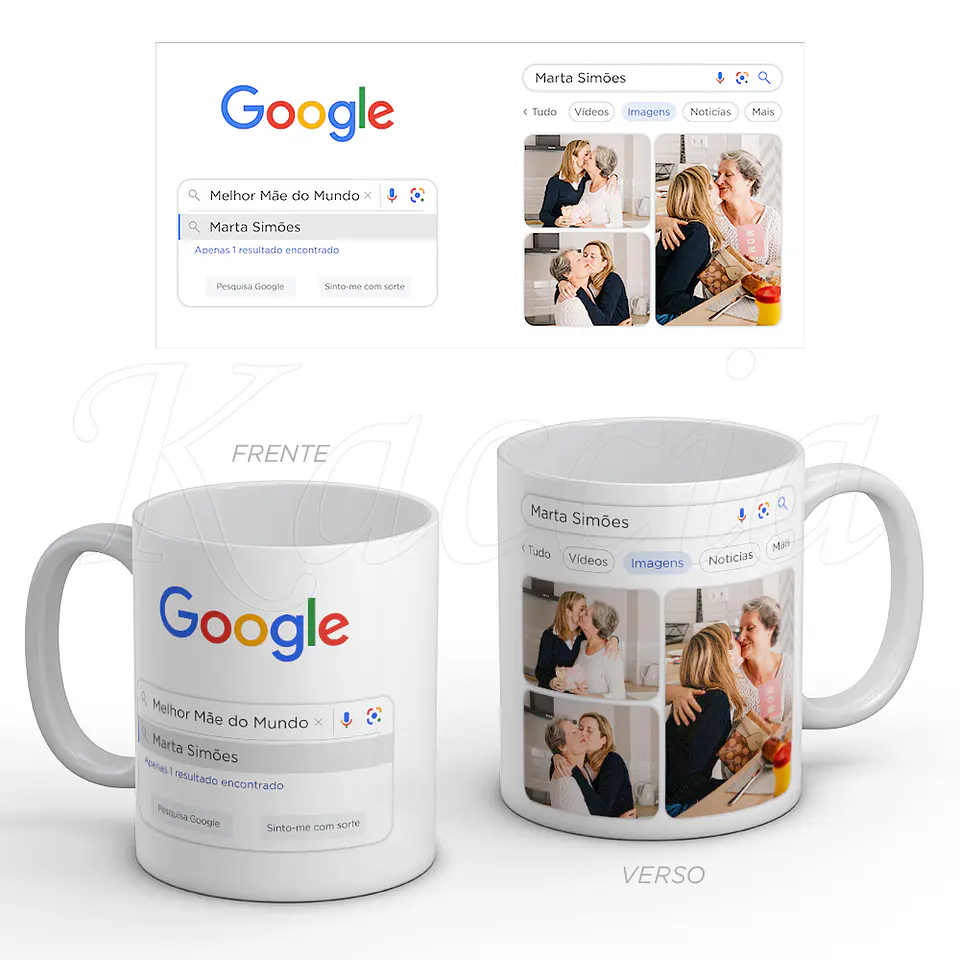 Caneca Personalizada Melhor do Mundo Google 1
