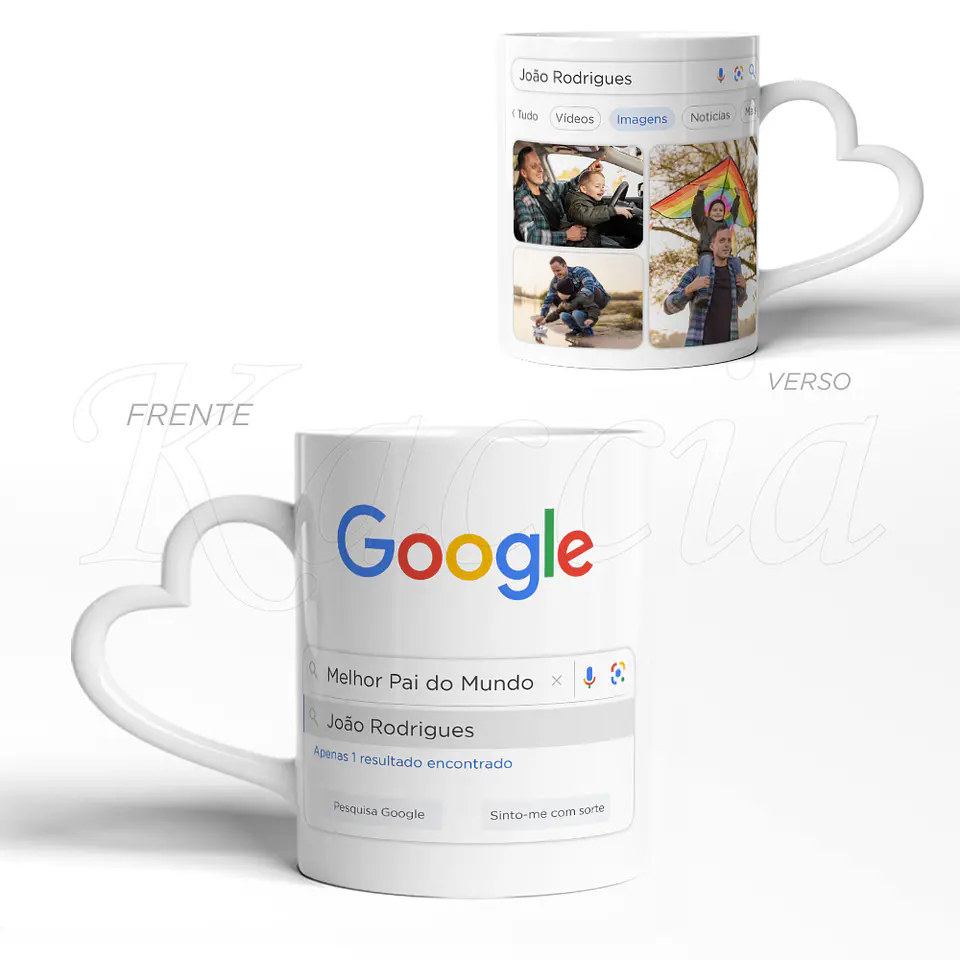 Caneca Personalizada Melhor do Mundo Google 3