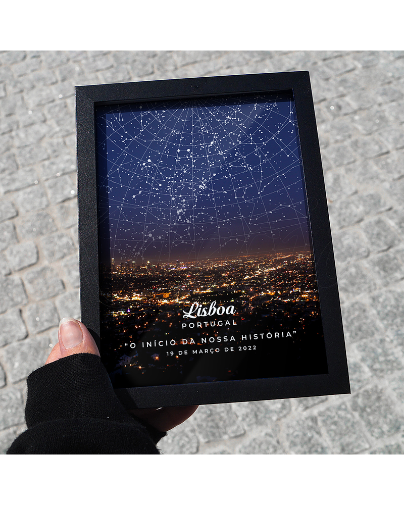 Quadro Mapa das Estrelas City