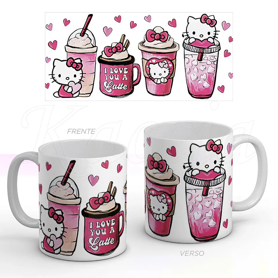 Caneca Hello Kitty Latte 1