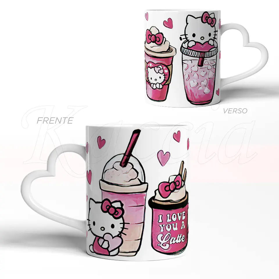 Caneca Hello Kitty Latte 3