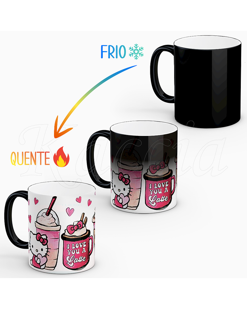 Caneca Hello Kitty Latte