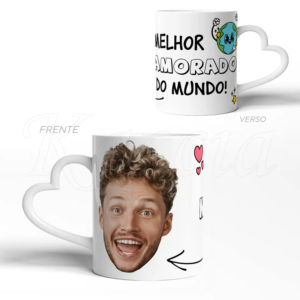 Caneca Personalizada Melhor do Mundo com Foto Engraçada 5