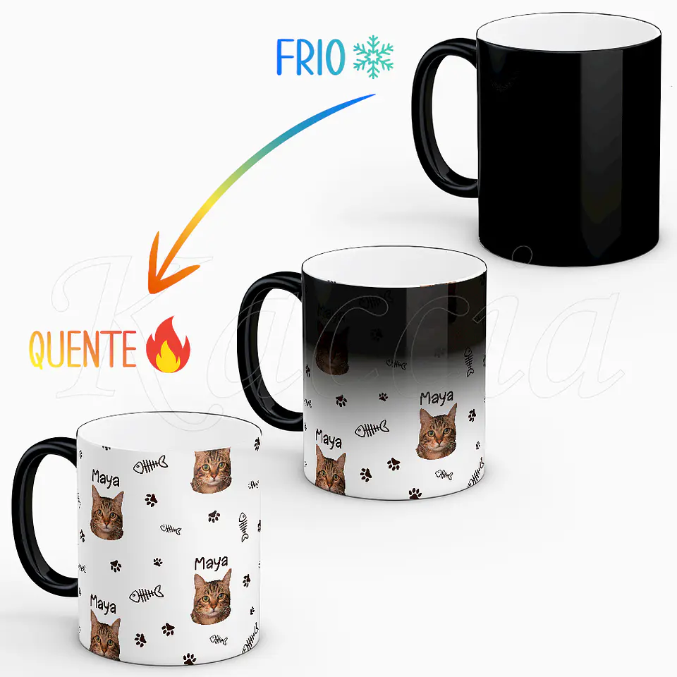 Caneca Personalizada Foto e Nome Animal de Estimação 2