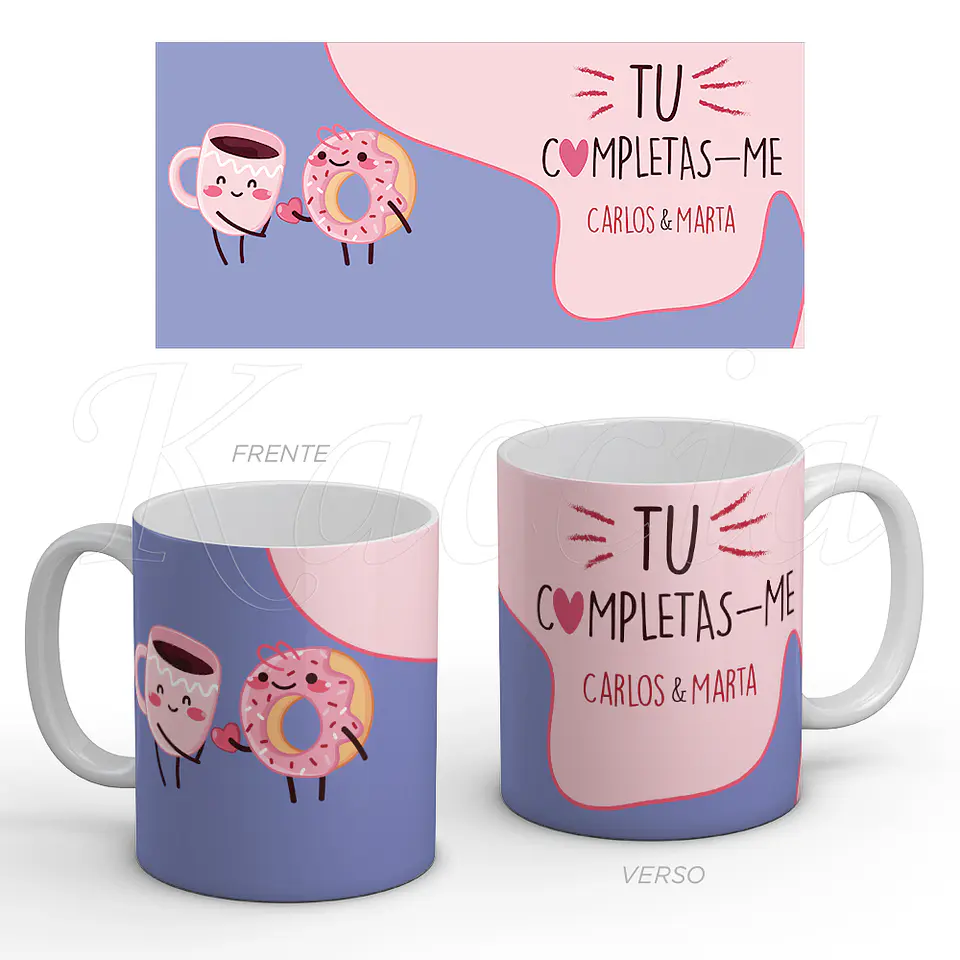 Caneca Personalizada Completas-me Donut 1