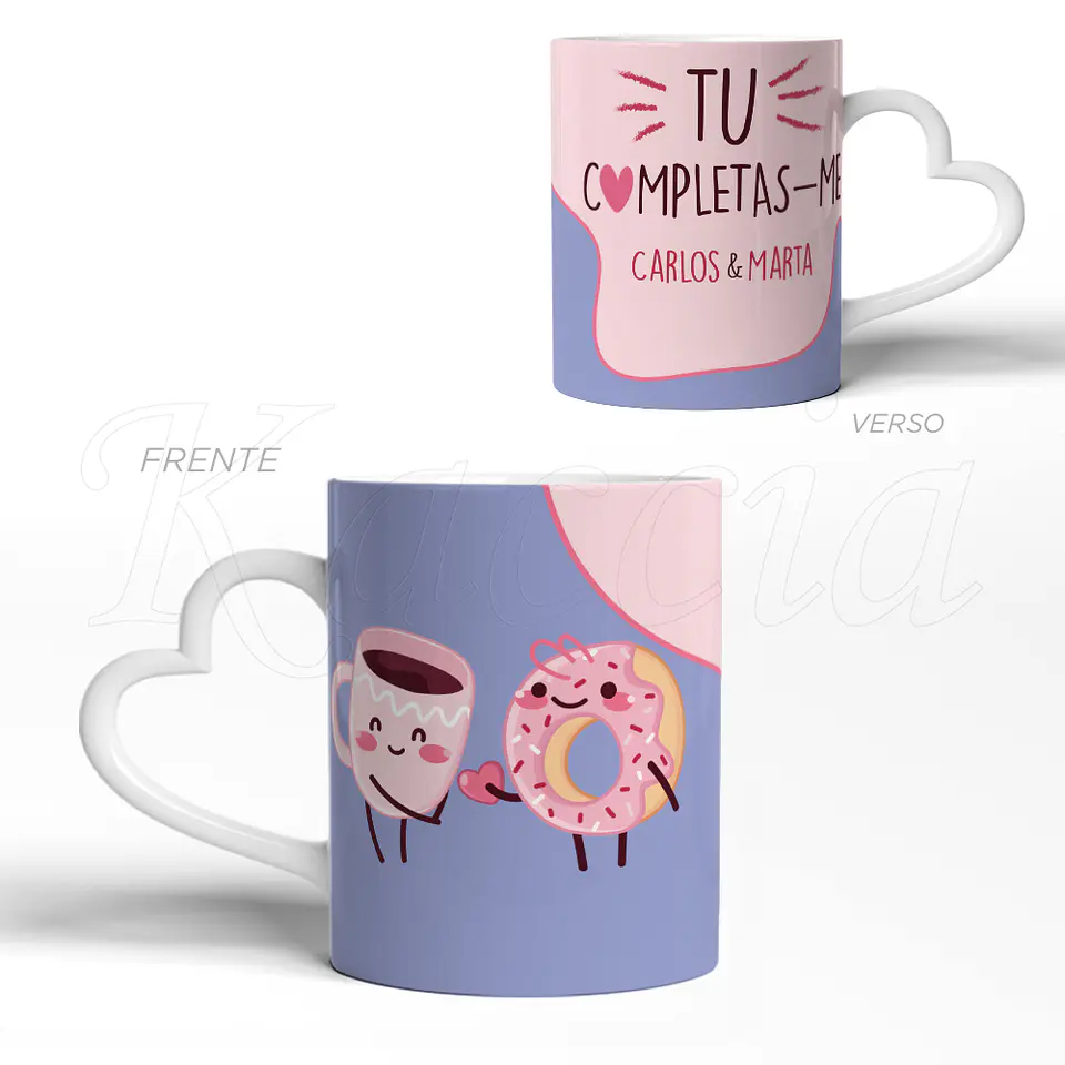 Caneca Personalizada Completas-me Donut 3