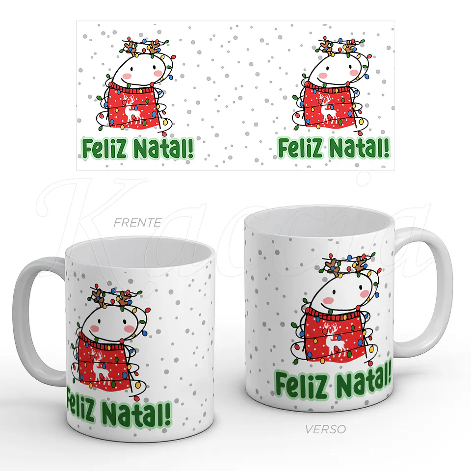 Caneca Flork Feliz Natal 1