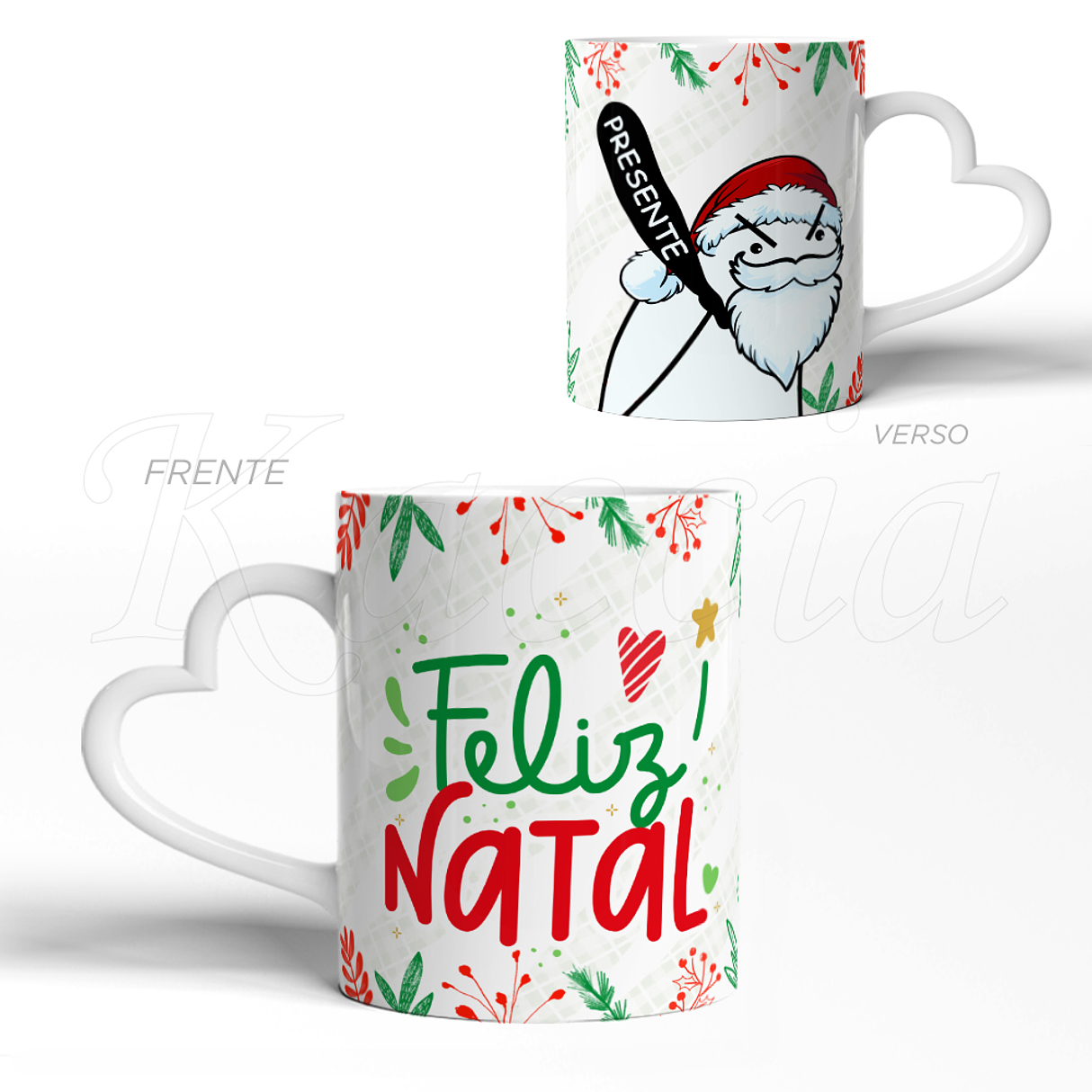 Caneca Flork Feliz Natal Presente 3
