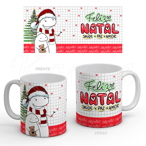 Caneca Feliz Natal Flork