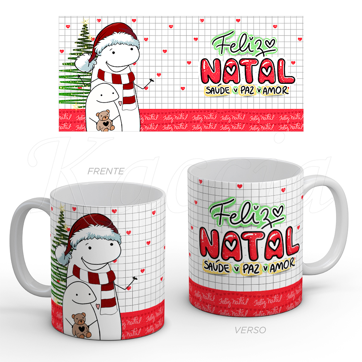 Caneca Feliz Natal Flork 1