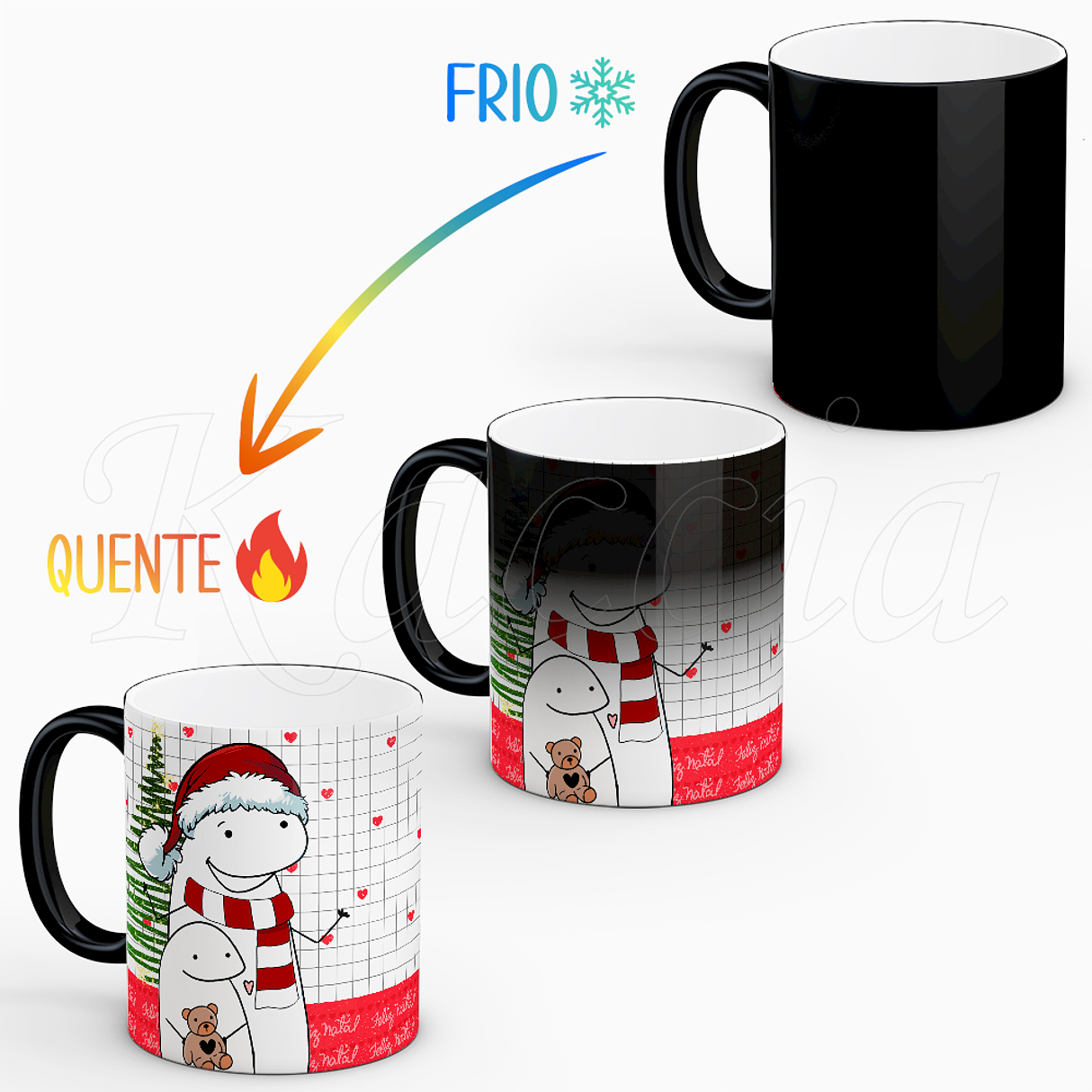 Caneca Feliz Natal Flork 2