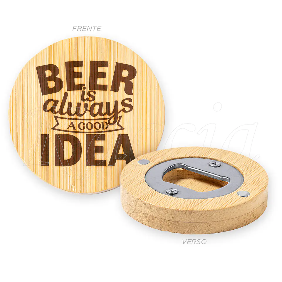 Abre-cápsulas Íman Bambu Beer Good Idea 1