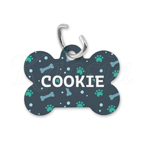 Chapa de Identificação para Cães e Gatos Bluebone