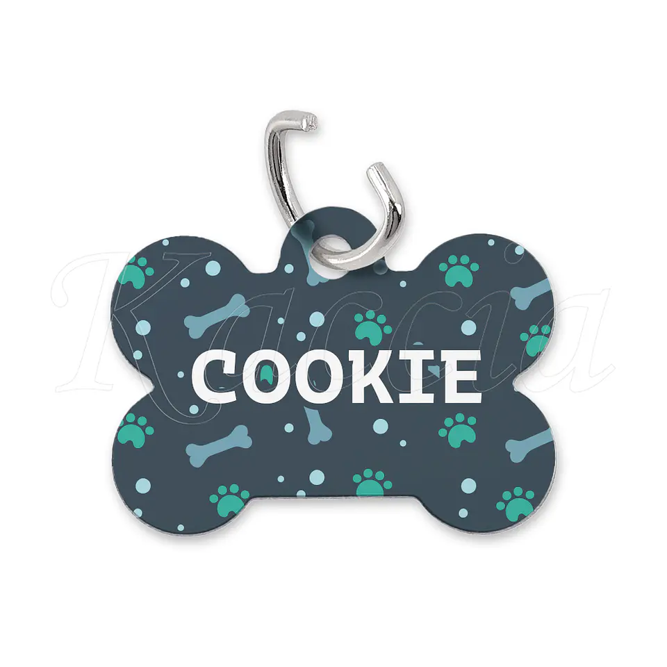 Chapa de Identificação para Cães e Gatos Bluebone 2