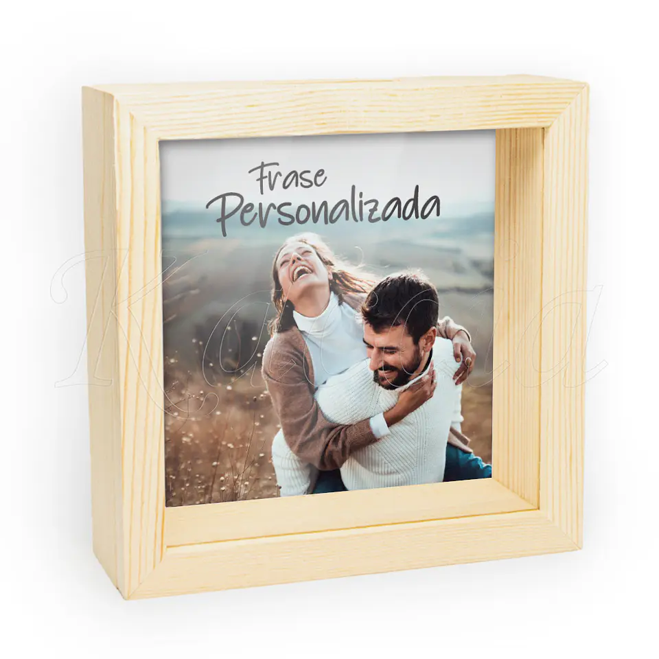 Quadro Mealheiro Personalizado com Frase 2