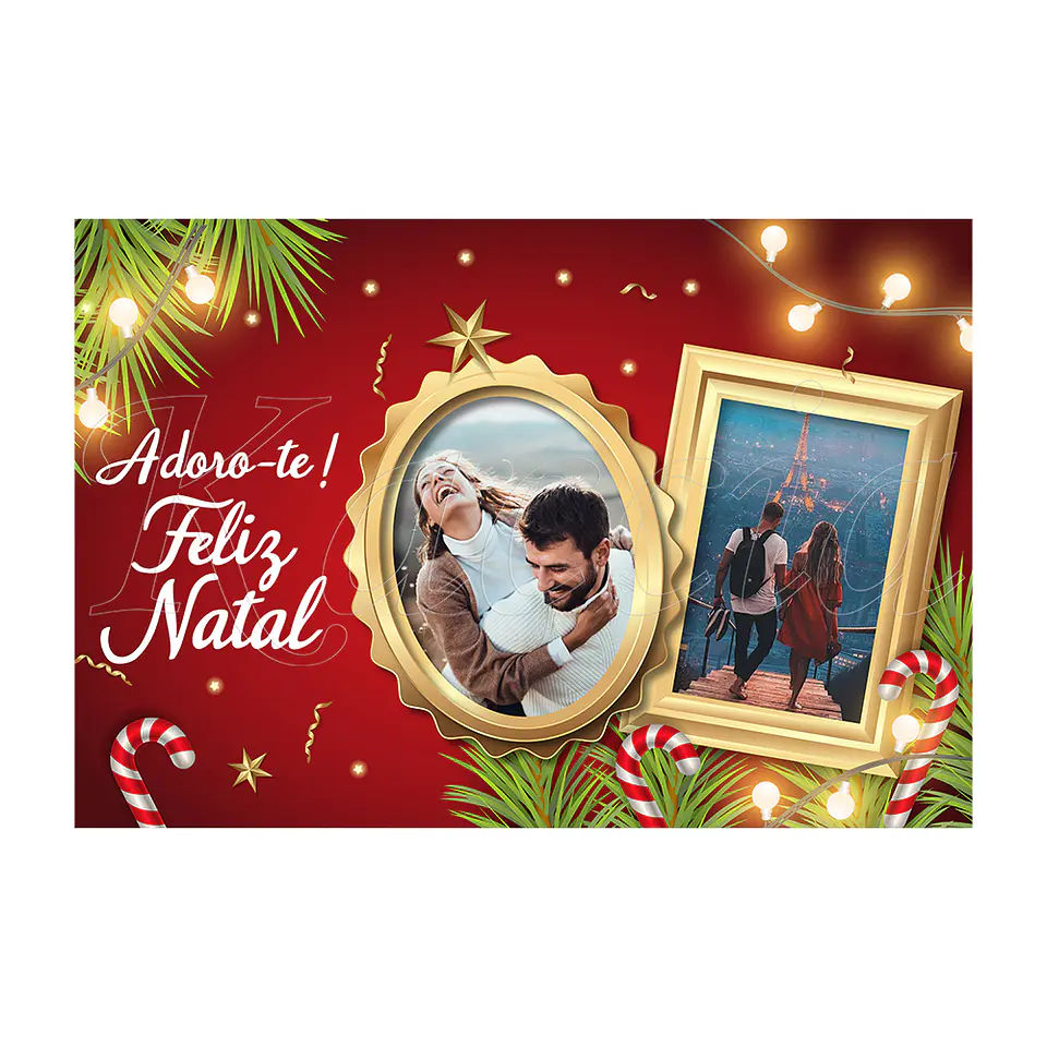 Puzzle Personalizado Natal Red 3